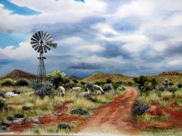 Karoo Farm Landscape