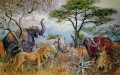 The Big Five, painting