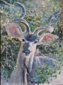 Kudu painting. Baviaanskloof. watercolour