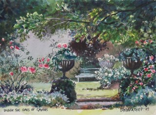 Cavers garden painting