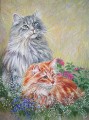 Persian cat painting
