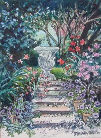 Kelvinside garden painting