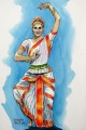 Indian Dancer, painting