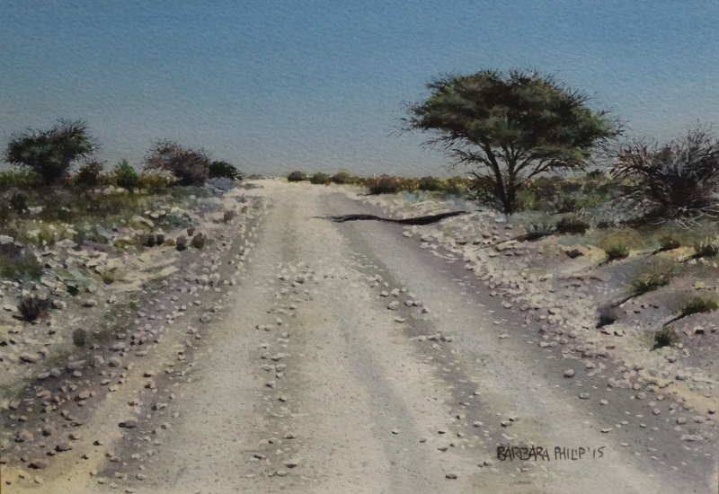 Our July 2015 Trans-Karoo trip. -Paintings, part one.