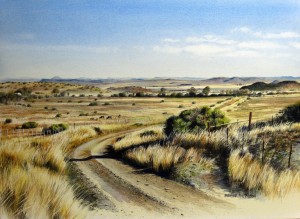 Karoo landscape, Grootevallei