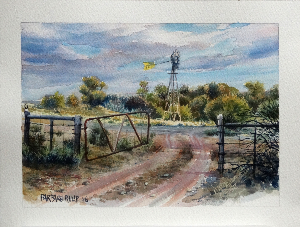Windmill & Gate